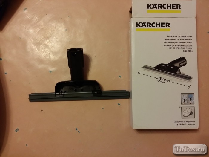 Пароочиститель Karcher SC 1020 - резиновый сгон для мытья окон