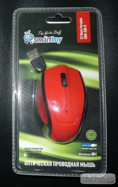 Компьютерная мышь SmartBuy SBM-308-R - Мышь SmartBuy SBM-308-R